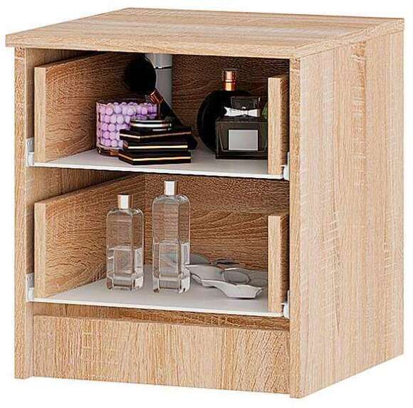 Тумбы Сакура (БТС) 2 шт. Белый/Дуб Сонома