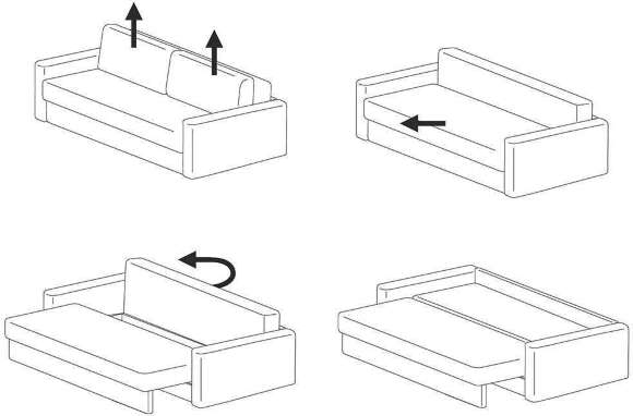 Диван Бруклин, бежевый