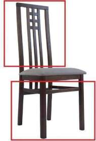 Стул Токио каркас, грецкий рех