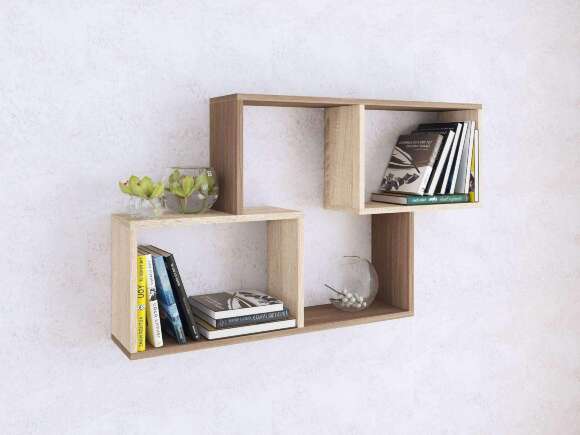 Полка навесная ПН-3 (ТЭКС) Ясень шимо / Дуб сонома Полка навесная ПН-3 (ТЭКС) Ясень шимо / Дуб сонома