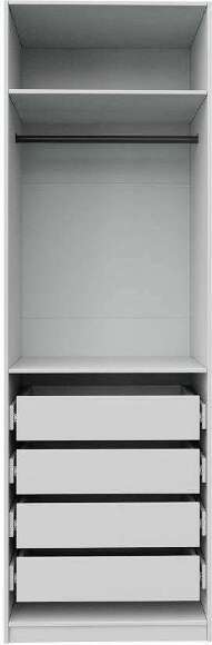 Гардеробная Квадро комплект (1000) 4, Белый Гардеробная Квадро комплект (1000) 4, Белый