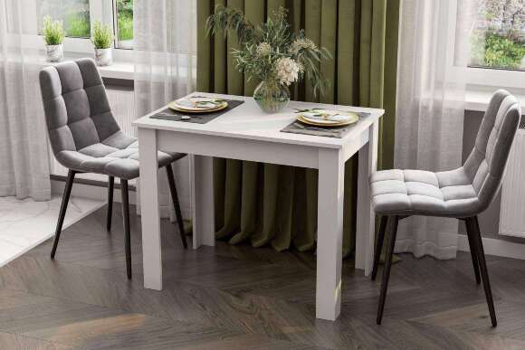 Стол обеденный СО-1 (Арника) Белый