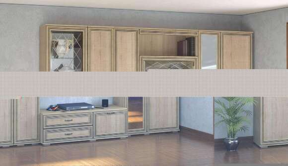 Шкаф комбинированный с зеркалом ЛШ-9 Ливорно DOMANI (Дуб Сонома) Шкаф комбинированный с зеркалом ЛШ-9 Ливорно DOMANI (Дуб Сонома)