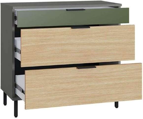 Марвэл Комод 16.234.03 Темно-серый / Плэйн Марвэл Комод 16.234.03 Темно-серый / Плэйн