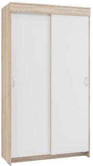Шкаф-купе Бассо 1000 Дуб сонома/Белый