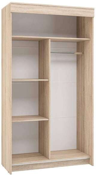 Шкаф-купе Бассо 1000 Дуб сонома/Белый Шкаф-купе Бассо 1000 Дуб сонома/Белый