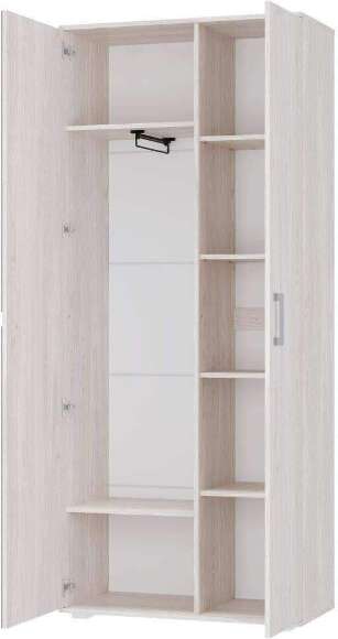 Шкаф двухстворчатый Флоренция, Ясень белый