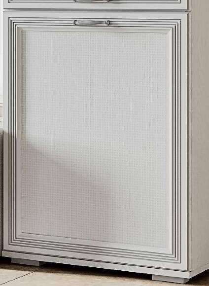 Шкаф-пенал с витриной ЛШ-5 Ливорно Ясень Анкор светлый