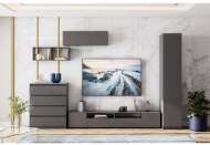 Гостиная Денвер, графит. Комплект