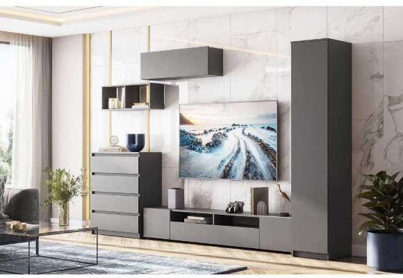 Гостиная Денвер, графит. Комплект Гостиная Денвер, графит. Комплект