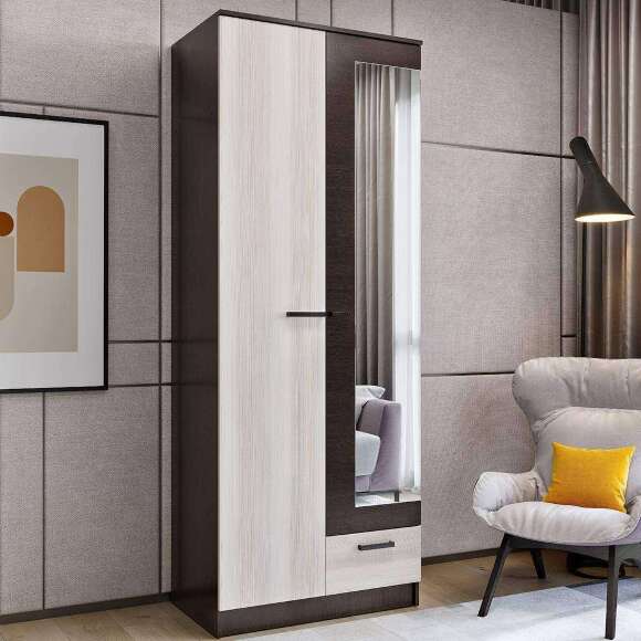 Шкаф Адель 0.8 (Венге / Лоредо) Шкаф Адель 0.8 (Венге / Лоредо)