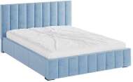 Кровать с ортопедическим основанием Нега 140х200 Светло-голубой