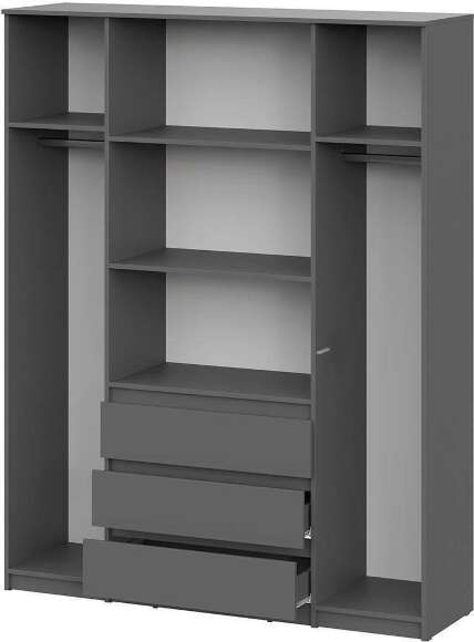 Спальня Денвер 1 / Графит серый