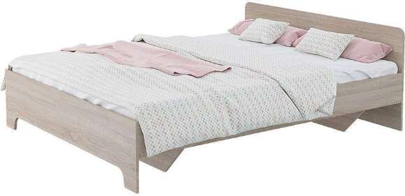 Кровать 160х200 с подъемным механизмом Victor, дуб сонома