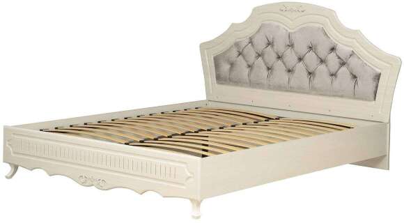 Кровать 06.121 Кантри патина вудлайн кремовый/сандал белый