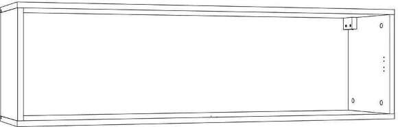 НМ 014.21 Шкаф навесной Summit / ясень анкор тёмный / графит софт (открывание вверх) НМ 014.21 Шкаф навесной Summit / ясень анкор тёмный / графит софт (открывание вверх)