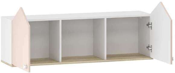 НМ 041.46 полка Банни белый/дуб сонома/бисквит