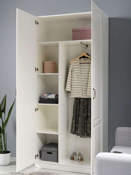 Прихожая Ливерпуль 1 Белый/Ясень ваниль