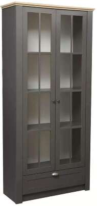 Шкаф комбинированный Прованс (Олмеко) 37.05 серый