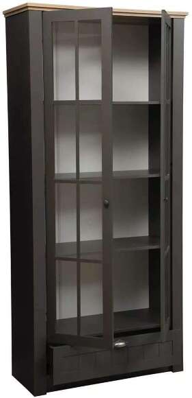 Шкаф комбинированный Прованс (Олмеко) 37.05 серый