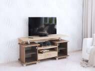 Тумба для ТВ с полками 003 (К2), ясень шимо/дуб сонома Тумба для ТВ с полками 003 (К2), ясень шимо/дуб сонома