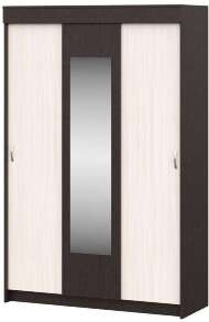 Шкаф-купе Бассо, венге/дуб белфорд