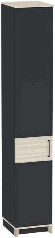 Шкаф для белья Аурелио 60, Антрацит, Блеквуд Сатиновый Шкаф для белья Аурелио 60, Антрацит, Блеквуд Сатиновый