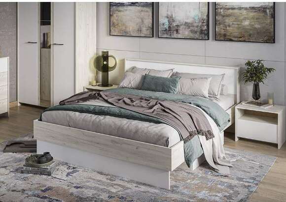 Кровать 160х200 с выкатный ящиком Дублин КР-160