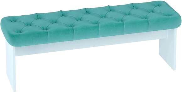 Пуф Тифани голубой / белый