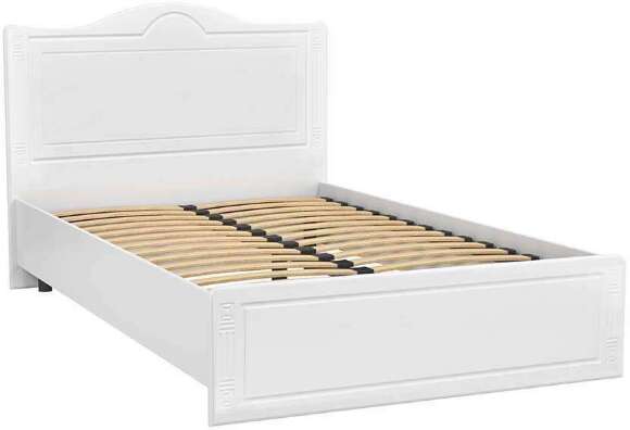 Кровать 1200 Афина АФ-7 белое дерево