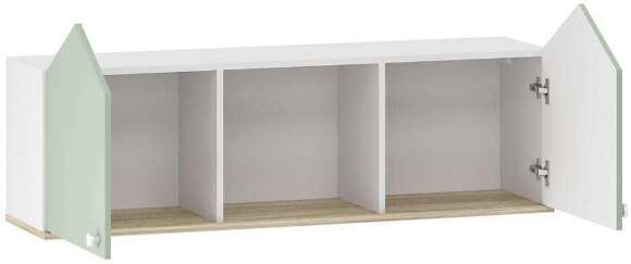 НМ 041.46 полка Банни белый/дуб сонома/макарун НМ 041.46 полка Банни белый/дуб сонома/макарун