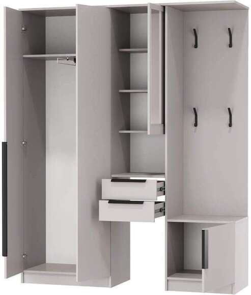 Шкаф комбинированный Дебют-5 / Кашемир
