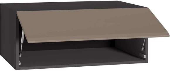 Сидней шкаф антресольный 16.314.01 Антрацит / Капучино Сидней шкаф антресольный 16.314.01 Антрацит / Капучино