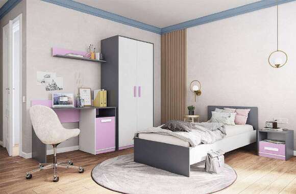 Шкаф двухдверный Кэнди КШ-3 (Домани) Лаванда Шкаф двухдверный Кэнди КШ-3 (Домани) Лаванда