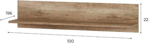 Гостиная Олива (Муссон софт / Дуб каньон) Комплект 1