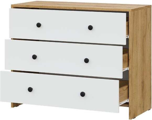 Спальня Дольче 1 / Дуб золотой/Белый