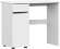 Стол письменный Грейс с тумбой белый текстурный