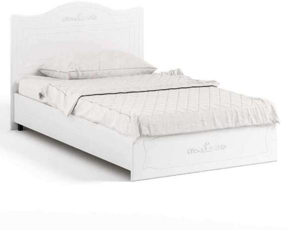 Кровать 1200 Италия ИТ-7 белое дерево
