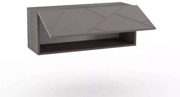 НМ 014.21-01 Шкаф навесной Summit / ясень анкор тёмный / графит софт (открывание вверх) НМ 014.21-01 Шкаф навесной Summit / ясень анкор тёмный / графит софт (открывание вверх)