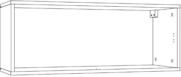НМ 014.21-01 Шкаф навесной Summit / ясень анкор тёмный / графит софт (открывание вверх) НМ 014.21-01 Шкаф навесной Summit / ясень анкор тёмный / графит софт (открывание вверх)