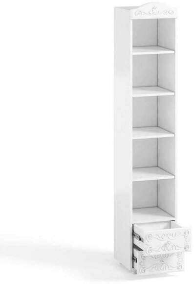 Стеллаж с ящиками Италия ИТ-40 гл. 560 белое дерево Стеллаж с ящиками Италия ИТ-40 гл. 560 белое дерево