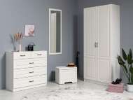 Прихожая Ливерпуль 3 Белый/Ясень ваниль