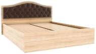 Кровать 160х200 Дели с ортопедическим основанием (ТЭКС) Дуб Сонома / Шоколад Кровать 160х200 Дели с ортопедическим основанием (ТЭКС) Дуб Сонома / Шоколад