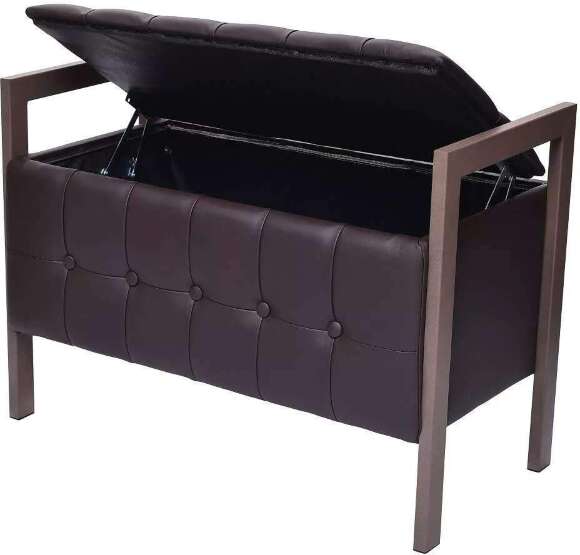 Пуф Леон коричневый