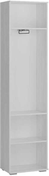 Шкаф-пенал с выдвижной штангой Ливорно ЛШ-2 (Домани) Ясень Анкор светлый