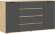 Марвэл Комод 2 двери 4 ящика (1600) (Браш Графит, Дуб Крафт) Марвэл Комод 2 двери 4 ящика (1600) (Браш Графит, Дуб Крафт)