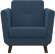 Кресло мягкое Лео, синий