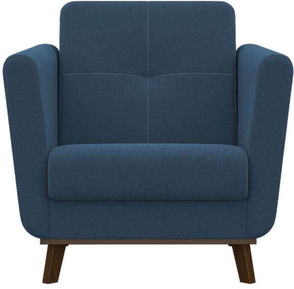 Кресло мягкое Лео, синий