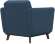 Кресло мягкое Лео, синий