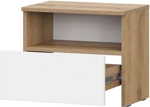 Некст 1 тумба прикроватная / Дуб золотой/Белый Некст 1 тумба прикроватная / Дуб золотой/Белый